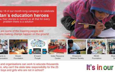 Alif Ailaan declares KSS as an “Education Hero”