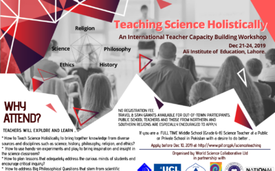 Holistic Science Teaching Workshop 2019