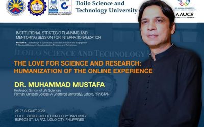 Dr. Muhammad Mustafa speaks at Iloilo Science and Technology University