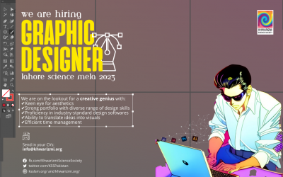 Hiring Graphics Designer — Lahore Science Mela 2023