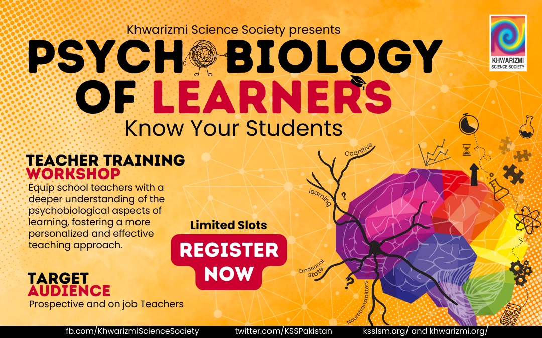 Teacher Training Workshop on “Know Your Students: Psychobiology of learners”