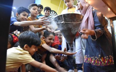 Liquid Nitrogen Show at Chughtai Public Library